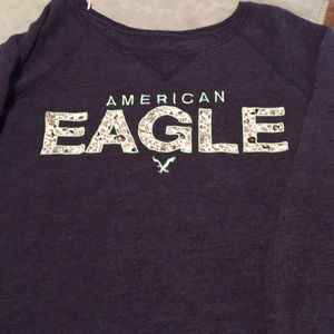 American Eagle sweatshirt EUC blue 🌟🌟🌟